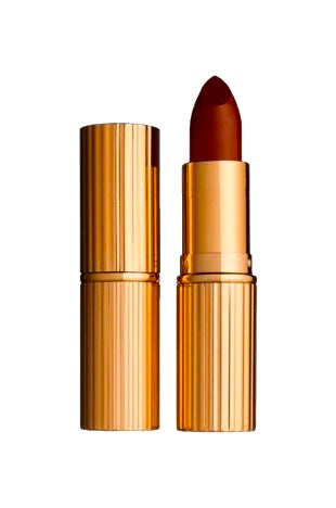 Solomé Beauty’s Lip & Cheek Colour in Poppy – a vibrant, warm red in an eco-friendly, refillable tube for a bold, natural flush.