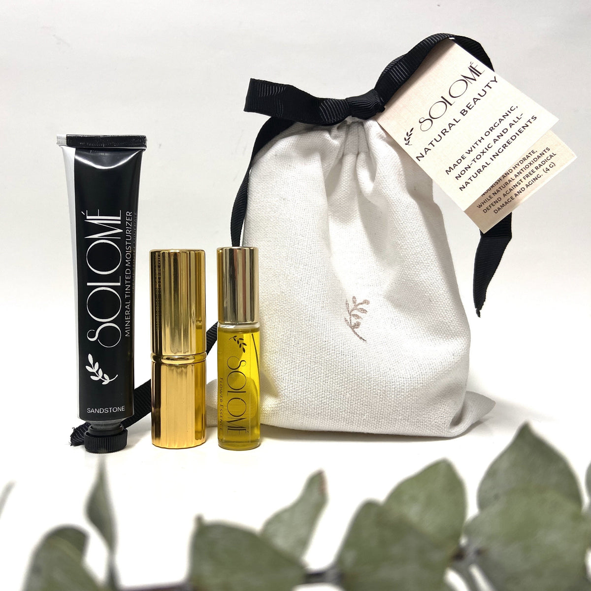 NATURAL BEAUTY SET solomé beauty natural organic botanical cruelty free skincare