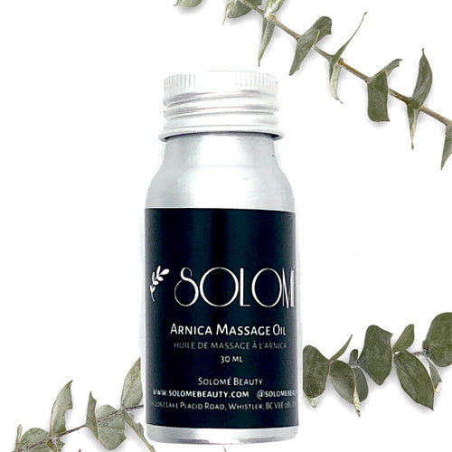 ARNICA MASSAGE OIL 50ml solomé beauty natural organic botanical cruelty free skincare