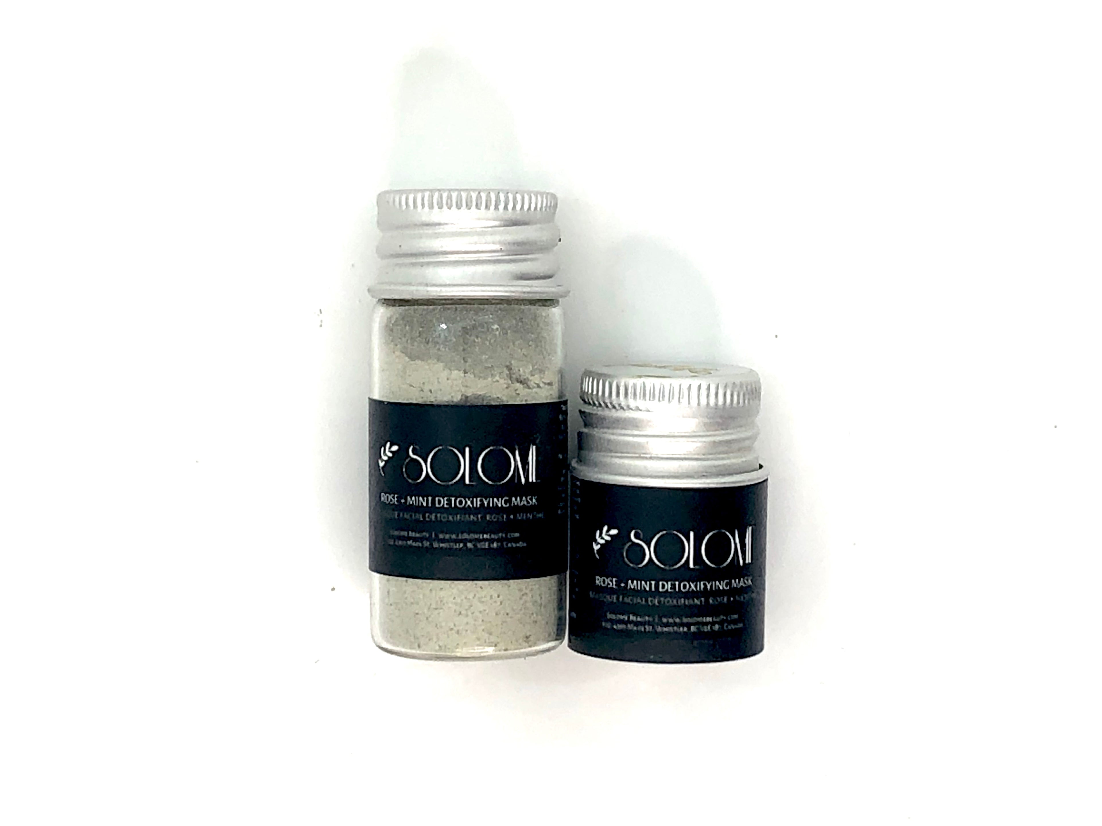 BOTANICAL FACE MASK ROSE+ MINT solomé beauty natural organic botanical cruelty free skincare 