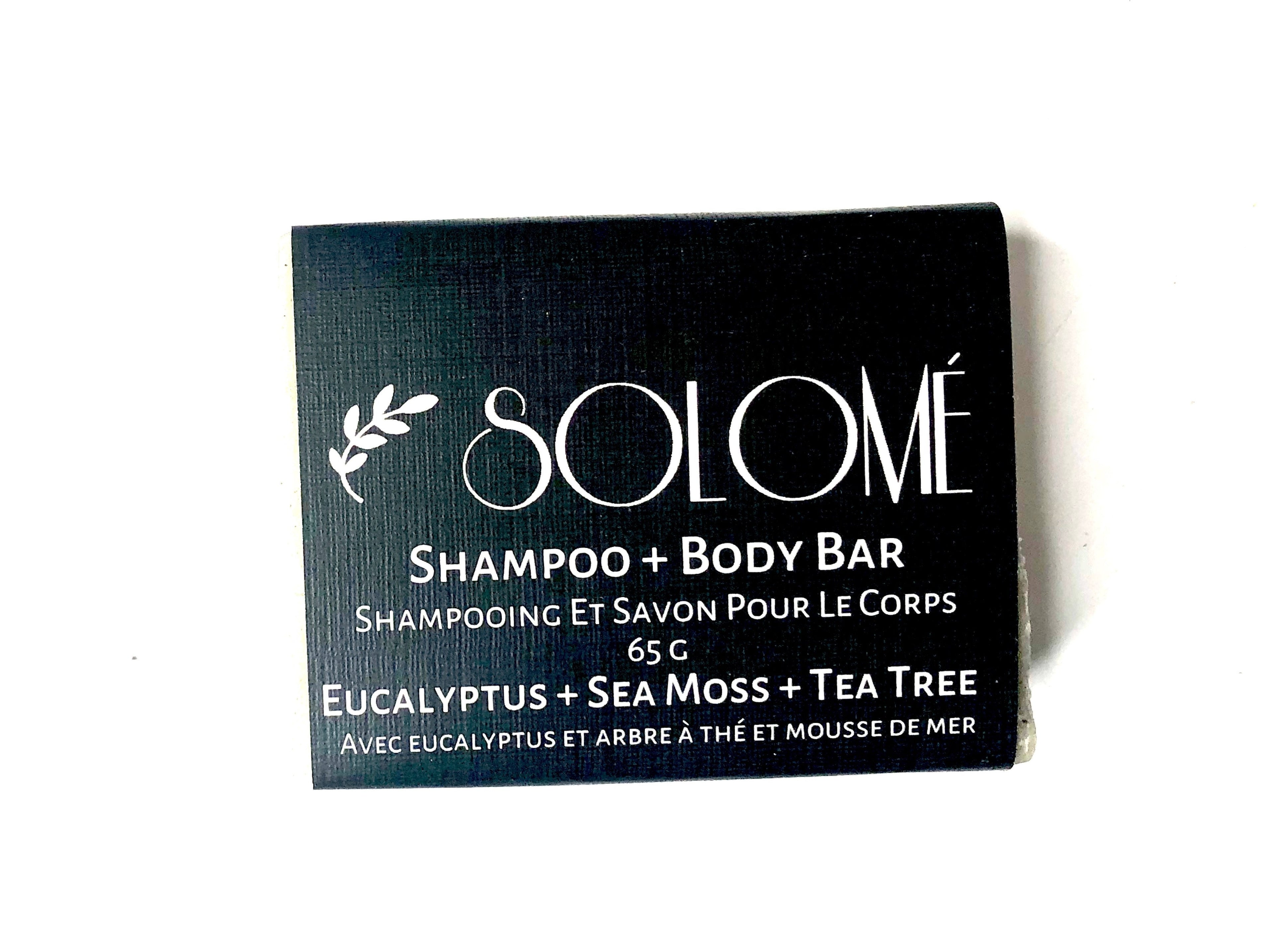 black label Shampoo + Body Bar  Eucalyptus + Sea Moss + Tea Tree shampoo bar 